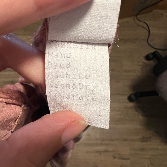 CP Shades One of a Kind Tie Dye Silk Tunic Blouse - Picture 9 of 9